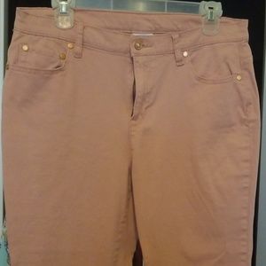 Mauve jeans